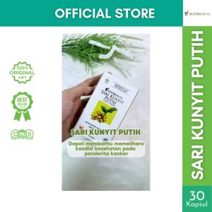 SIDOMUNCUL Sari Kunyit Putih 30 Kaplet Suplemen Imunitas Untuk Kanker Tumor