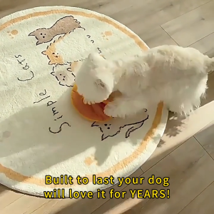 Dog Bit Sound Making Pet Toy!Donut/Pizza like design with crinkly paperperfect for chewing&training