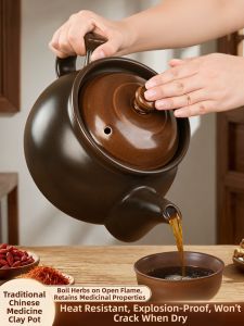 YYRONGTIAN | Fireproof Heat-resistant Herbs Cooking Pot