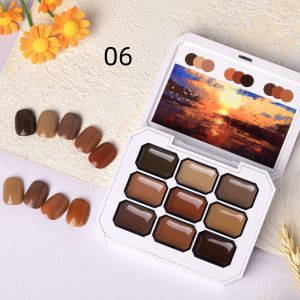 ยาทาเล็บ 9 สี |   เจลทาเล็บเนื้อแน่น ติดทนนาน ให้ผลลัพธ์แบบค่อยเป็นค่อยไป ของขวัญสำหรับเล็บ |   ร้านทำเล็บ เหมาะสำหรับชุดเริ่มต้นของมือใหม่