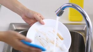 Miếng Rửa Bát Silicon Tiện DụngMiếng Rửa Chén Silicon Có Quai Treo-NIEVE