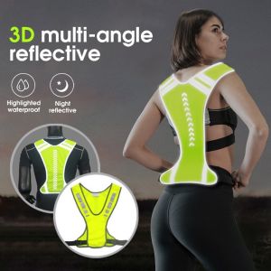 Reflectorized Vest For Motorcycle Reflective Vest Running Safety Vest Jogging Cod