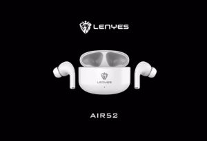 AIR52 - Handsfree Bluetooth LENYES ORIGINAL AIR-52 TWS Headset Wireless Bluetooth 5.1 Earbuds Hifi Stereo Earphone With HD Microphone