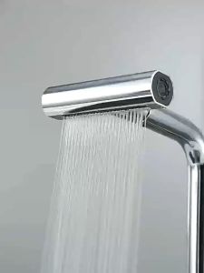 Kitchen Faucet for Sink 4 Effluent Modes 304 Stainless Steel Kitchen Sink Faucet High Pressure Single Cold Water Faucet Flexible 360° Rotaiton Kitchen Water Faucet For Toilet/Basin/Laundry