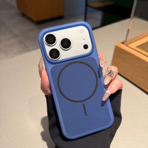 szhaiyu | Luxury Candy Color Magnetic Matte Case For iPhone 17 16 15 Pro Max 17 16 15 Pro Plus For Magsafe Wireless Phone Protect Cover