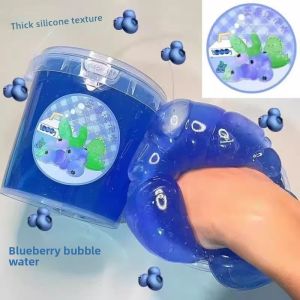 JIFANPAUL | Large Bucket Non-Sticky Slime Bubble Gel for Girls