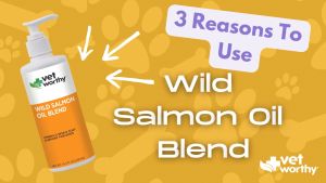 Dầu Cá Hồi Vet Worthy Salmon Oil Cho Chó & Mèo Cải Thiện DaLôngMiễn Dịch