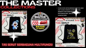 Tas Ransel Serut Drawstring Bag / Tas kampus / Tas Basket / Tas Futsal / String bag Tas Sekolah