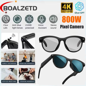 New For Xiaom 800W Pixel Intelligent Glasses AI HD Shoot Video Recording Voice Call Translation Smart Glasses Photochromic Lens