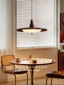 DGY | Creatively Designed Flying Saucer Chandelier Vintage Solid Wood 668E