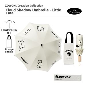 High Aesthetics Sun & Rain Portable Umbrella