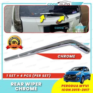 Perodua Myvi ICON 2015 - 2017 Chrome Rear Wiper Cover