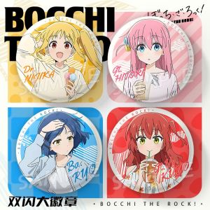 Lonely Rock Anime Double Flash Large Badge 75mm Anime การ์ตูน Collectible Iron Material Stock Available Cool Anime Badges