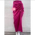ROK SERUT VIRAL KOREAN LOOK BAHAN SATIN VELVET PREMIUM. 