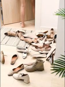 HXR Installation Free Foldable Shoe Rack Multi Layer Outdoor Bamboo Shoe Rack Wooden Cabinet Organizer Storag Shelf Doorwaye Shoes Rack 鞋架 BTO