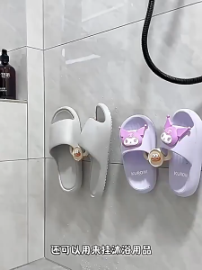 ชั้นวางรองเท้าติดผนังห้องน้ำ อเนกประสงค์ ไม่ต้องเจาะ มีกาวในตัว สําหรับประตู ตู้ ห้องน้ํา ห้องครัว