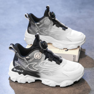 Mens Running Shoes 2025 Autumn Trendy Brand Versatile Rotation Buckle Thick Bottom Dad Shoes Low Cut Sport Casual Shoes