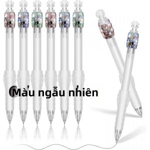 Bộ Bút Bi Gel Xoay Fidget Spinner - Chủ Đề Halloween & Giáng Sinh Gói 2 Cây Ngòi Nhỏ Viết Êm Mực Đen Tay Cầm Mềm Mại