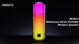 REMAX RB-M13 TWS WIRELESS BLUETOOTH V5.4 RGB LIGHT PORTABLE SPEAKER