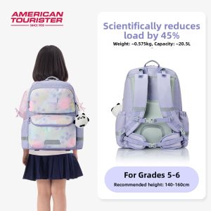 American Tourister | Lightweight and Burden Reducing Backpack for Elementary School Students