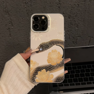 Snake Year Mobile Phone Case Womens Style Fading Firework Protection Huawei Pura70 Ins Style Mate70 Couples Soft Shell Redmi K80