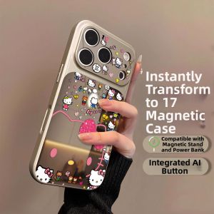 Sup&LV | Magnetic Mirror Carton Design Luxury Protective iPhone Case