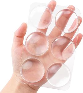 Miếng Chặn Cửa Silicon Mềm Trong Suốt Tự Dính Bảo Vệ Tường Chống Va Đập Giảm Tiếng Ồn Đồ Nội Thất Không Để Lại Vết Tích