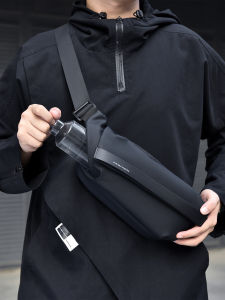 Waterproof Fashionable Motorcycle Riding Backpack Sports Waist Bag Mens Single Shoulder Crossbody Bag Street Trend Satchel