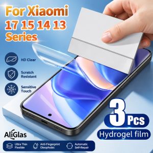 3pcs Hydrogel Film for Xiaomi 17 15 14 13 Pro 17 Pro Max 15 14 13 Ultra 15S Pro 13 Lite Not Glass Film Flexible High Definition