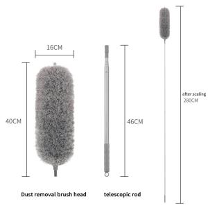 2026 NEW Retractable Microfiber Duster Extendable Telescopic Dust Removal Brush Household Cleaning Duster Dust Remover Accessory