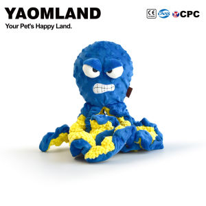 Yaomland Dog Toy Doll Interactive Tug of War Energy Consuming Large Dogs Sound Making Paper Products Plush Doll Outer Material