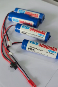 Baterai 1X 18650 1S 5000mAh 3.V BMS 3A KONEKTOR JST XH 2 PIN RC Speaker RC mainan