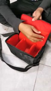 EOS Tas Selempang Kamera DSLR for Canon Nikon Camera Bag (Tidak Termasuk Kamera) Stylish Sling Bag Organizer  Fotografer Tukang Foto Photographer Tas Bahu Slempang Pelindung Kamera Tahan Benturan Aman Protector Potective s5371 - STOK TERBATAS !!!