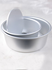 Non-Stick Anodized Aluminum Spring Form Cake Mold Thickened round Sponge for Baking And Cooking Portable Outdoors Use