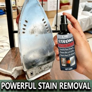 Iron Cleaning Spray Quickly Removes Scorch Marks Stains And Glue Residue from The Soleplate of The Iron. Fast-Acting Does No