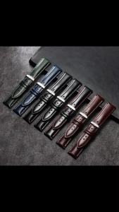 Handmade Bright Leather Strap 20mm 22mm Quick Release Mens Women Soft Bracelet Black Green Brown for Seiko for Rolex for Tudor