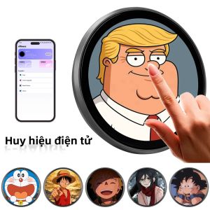 Huy Hiệu Kỹ Thuật Số Thông Minh Với Màn Hình Điện Tử Động Mặt Dây Chuyền Nhỏ Ngoài Trời Màn Hình Hiển Thị Thời Trang Phụ Kiện Trang Trí Nhà Cửa