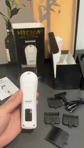 HIENA HYN-256 USB Rechargeable Cordless Beard Trimmer Men Powerful Electric Hair Clipper Trimming Professional LCD Electric Hair Clipper For Men