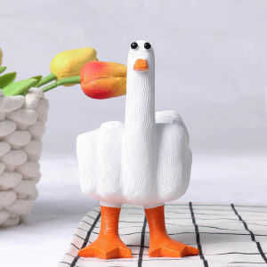 Funny Middle Finger Resin Garden Statue Home Decoration Sculpture for Office Desk Gift