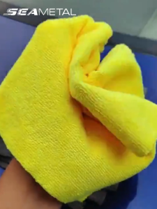 SEAMETAL Edgeless Microfiber Towel 40x40cm 300GSM Car Cleaning Cloth Drying Towels for Carwash/Detailing/Household