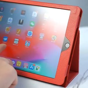 Samsung Tab A7 Lite 2021 T220 T225 Standing Casing Premium Leather Case Tab Shockproof Anti Air Sarung Pelindung Cover Kesing Stand Coklat Merah Red Hijau Navy Green Waterproof Tahan Banting Smartcase Kulit
