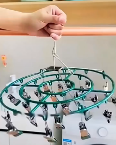 24 Clip Drying Sock Drying Rack Multi-clip Household Hanging Rack Multi-functional Cool Underwear Drying Sock Clip