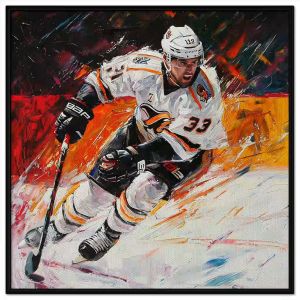 Tranh thể thao khúc côn cầu trên băng.Tranh treo tườngdán tườngsơn dầucanvas trang trí.CGI-1579