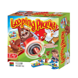 2025 NEW Rotating airplane chicken stealing game eagle catching chicks multiplayer interactive tabletop game loop airplane game