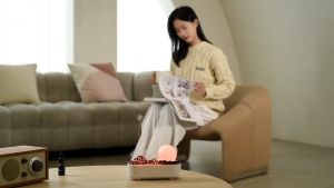 Crystal Humidifier💕เครื่องเพิ่มความชื้น เครื่องพ่นไอน้ำอโรม่า แบบควัน 2 แบบ ความจุ 200 ml. มีไฟ 2 สี LED