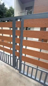 Fence Panel Courtyard Wood Plastic Composite WPC Outdoor Balcony Anti-Corrosion Outdoor