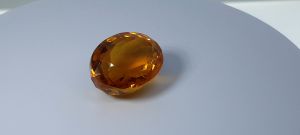 Natural 41.70 Ct Brazilian Citrine Yellow Oval Cut Eye Clean Loose Gemstone