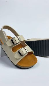 Sandal Anak Trendy Usia 1-3 Tahun Gesper Sol Puyuh Tali Belakang Sendal Baby Laki Laki Perempuan