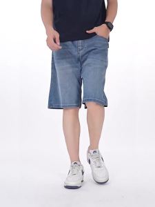 NEW BOLUNE | Cool Lightweight Tencel Denim Shorts