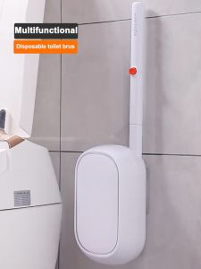 Joybos Toilet Brush Cleaner With Holder Bathroom Aaccessories Toilet Cleaner Brush Disposable Pad